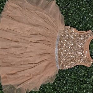 Sparkling Gold Kids Costume Dress